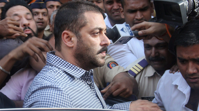 Salman Khan leaving the court premises (Photo: PTI) Salman Khan leaving the court premises (Photo: PTI)